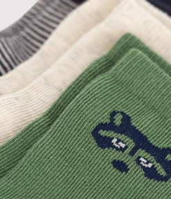 Petit Bateau Socken, Schühchen*3er-Set Baby-Socken aus Baumwolle mit Waschbären variante 1