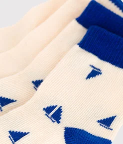 Petit Bateau Socken, Schühchen*2er-Set Baby-Socken aus Baumwolle mit Schiffmotiv variante 1