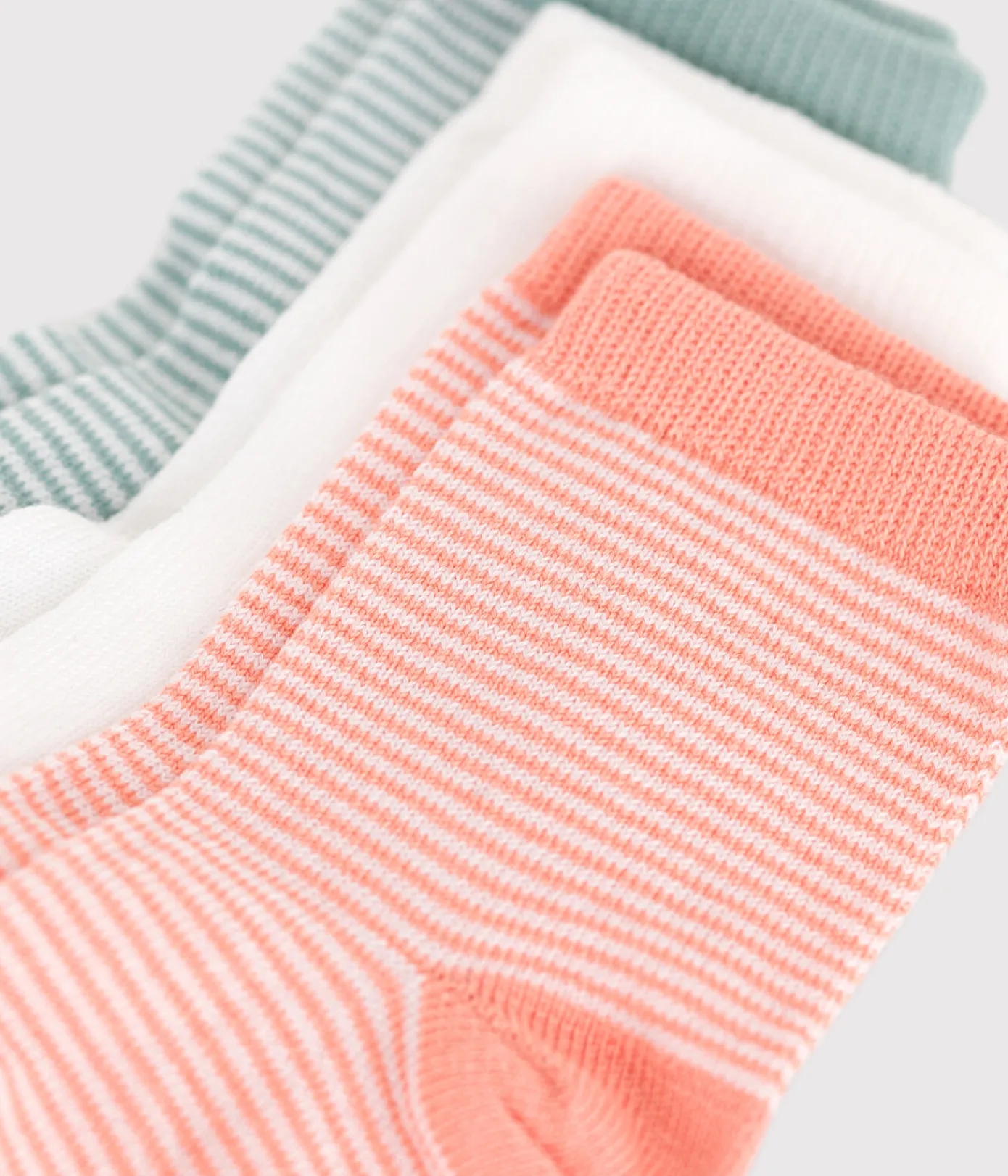 Petit Bateau Socken, Schühchen*3er-Set Baby-Socken aus Baumwolle mit Ringelstreifen variante 1
