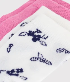 Petit Bateau Socken, Schühchen*2er-Set Baby-Socken aus Baumwolle mit Blumenmuster variante 1