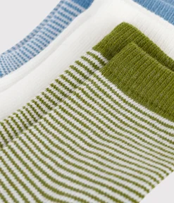 Petit Bateau Socken, Schühchen*3er-Set Baby-Socken aus Baumwolle mit Ringelstreifen variante 1
