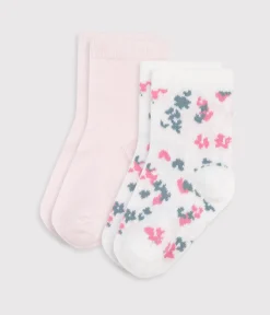 Petit Bateau Socken, Schühchen*2er-Set Baby-Socken aus Baumwolle mit Blumenmuster variante 1