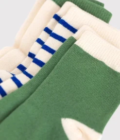 Petit Bateau Socken, Schühchen*3er-Set Baby-Socken aus Baumwolle mit Streifen variante 1