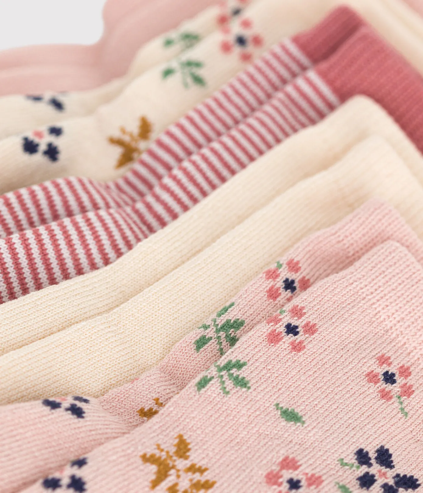 Petit Bateau Socken, Schühchen*5er-Set Baby-Socken aus Baumwolle mit Blumenmotiv variante 1