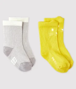 Petit Bateau Socken, Schühchen*2er-Set Babysocken mit Motiv für Mädchen variante 1