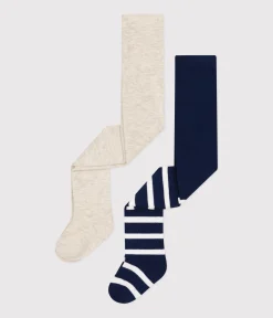 Petit Bateau Socken, Schühchen*2er-Set Baby-Strumpfhosen aus Baumwolljersey variante 1