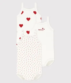Petit Bateau Bodys*3er-Set Baby-Trägerbodys variante 1