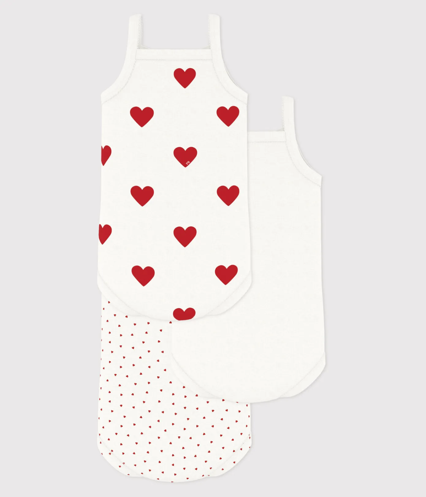 Petit Bateau Bodys*3er-Set Baby-Trägerbodys variante 1