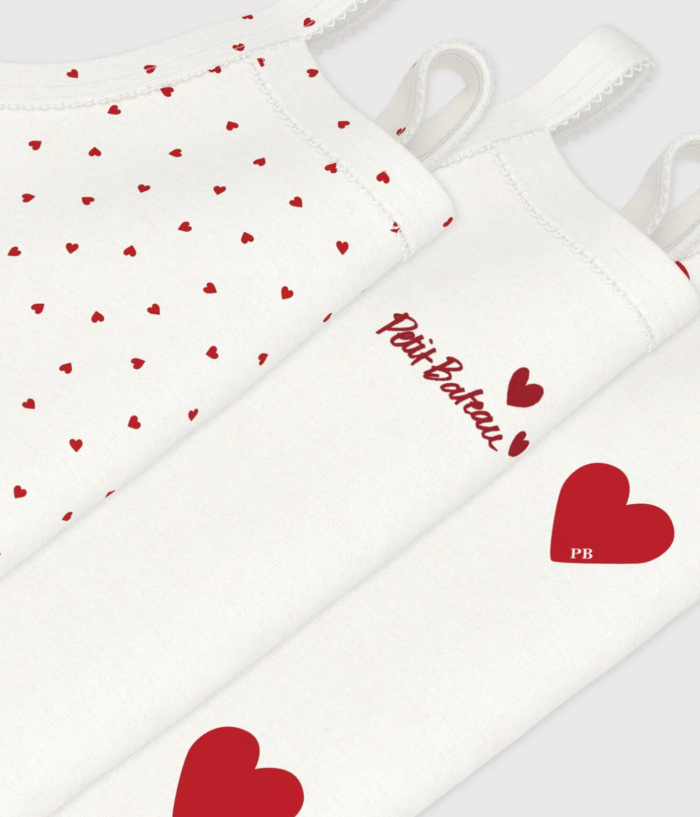 Petit Bateau Bodys*3er-Set Baby-Trägerbodys variante 1