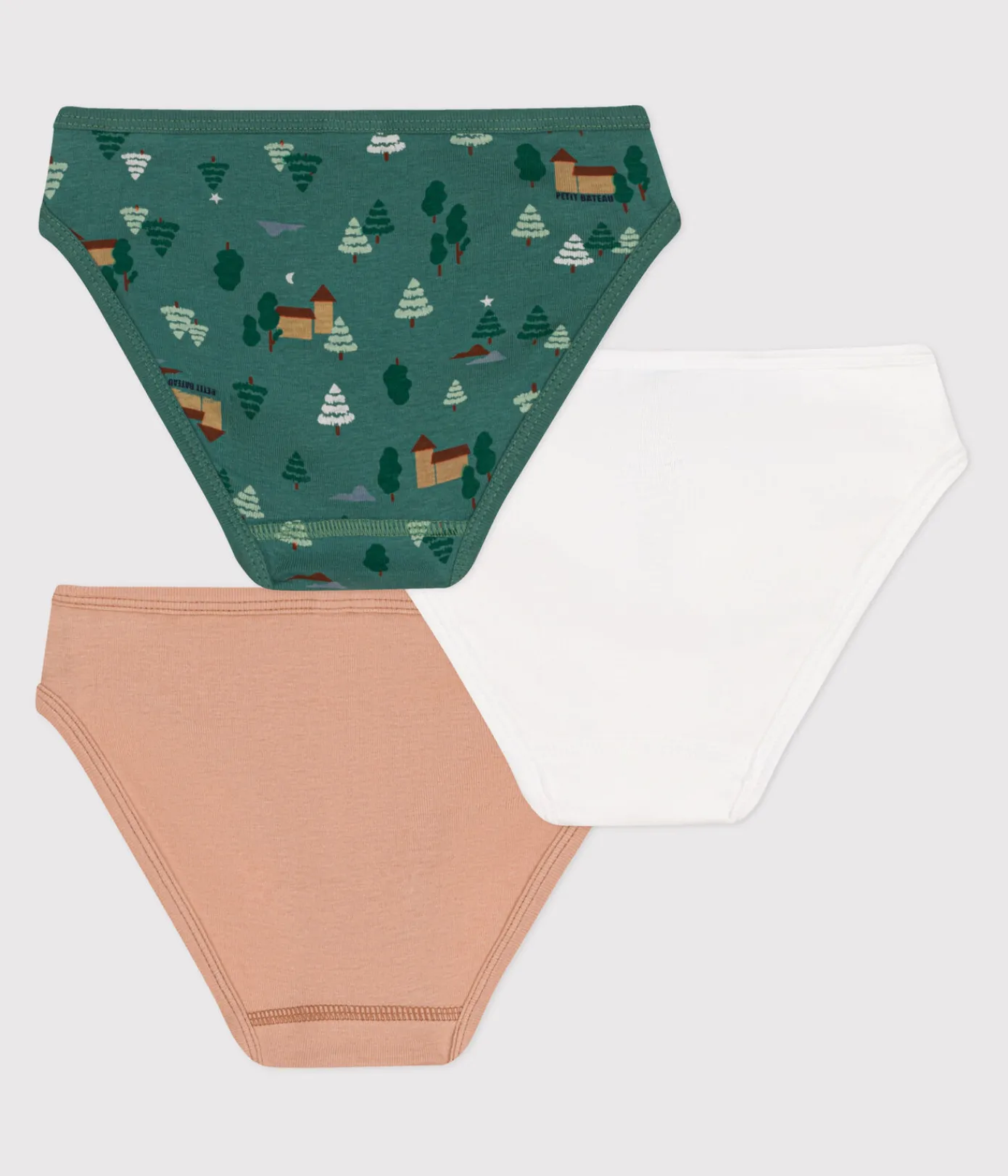 Petit Bateau Unterhosen, Shortys*3er-Set Baumwollslips für Kinder variante 4