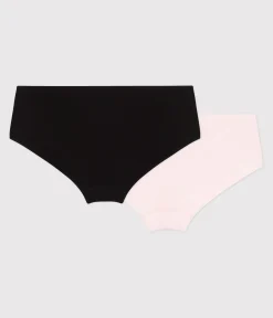 Petit Bateau Bhs, Slips, Bodys*2er-Set Damen-Shortys aus einfarbiger Baumwolle mit Elastan variante 1