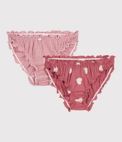 Petit Bateau Bhs, Slips, Bodys*2er-Set Damen-Slips aus Baumwolle mit Rüschen variante 1