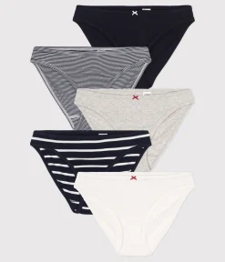 Petit Bateau Bhs, Slips, Bodys*5er-Set Damen-Slips aus Baumwolle variante 1
