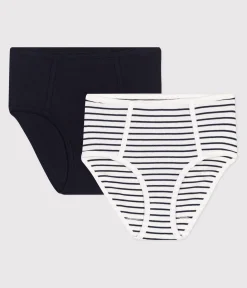 Petit Bateau Bhs, Slips, Bodys*2er-Set Damen-Slips High Waist aus Baumwolle mit Elastan variante 1