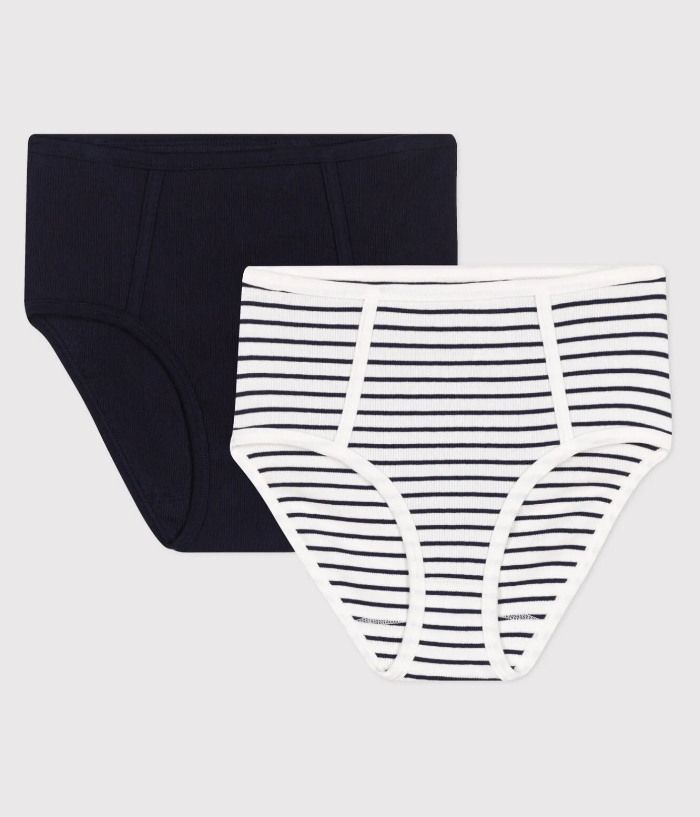 Petit Bateau Bhs, Slips, Bodys*2er-Set Damen-Slips High Waist aus Baumwolle mit Elastan variante 1