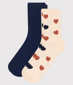 Petit Bateau Socken*2er-Set Damensocken mit Printmotiv aus Baumwolle variante 1