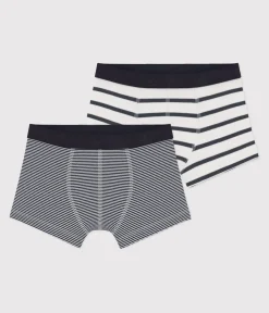 Petit Bateau Herren|Unterhosen, Boxershorts*2er-Set gestreifte Boxershorts für Jungen variante 1