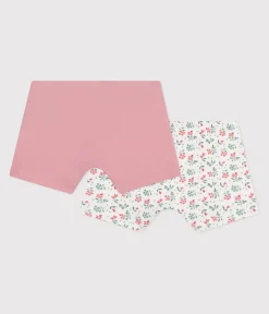 Petit Bateau Unterhosen, Shortys*2er-Set hohe Kinder-Shortys aus Baumwolle mit Blumenmotiv variante 1