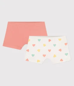 Petit Bateau Unterhosen, Shortys*2er-Set hohe Kinder-Shortys aus Baumwolle mit Herzmotiv variante 1