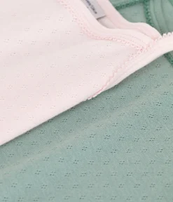 Petit Bateau Unterhemden, Tanktops|T-Shirts, Tops, Oberteile*2er-Set Kinder Spaghetti-Tops aus Baumwolle variante 1