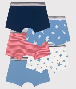 Petit Bateau Unterhosen, Boxershorts*5er-Set Kinder-Boxershorts aus bedruckter Baumwolle variante 1