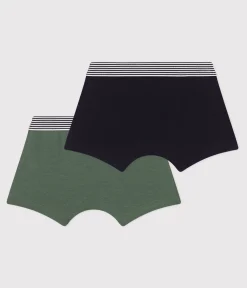 Petit Bateau Unterhosen, Boxershorts*2er-Set Kinder-Boxershorts aus Baumwolle und Elastan variante 1