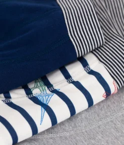Petit Bateau Unterhosen, Boxershorts*3er-Set Kinder-Boxershorts aus Baumwolle mit überzogenem Bund Paris-Motiv variante 1