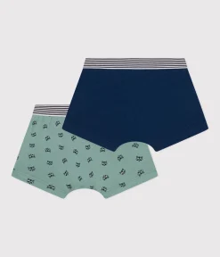 Petit Bateau Unterhosen, Boxershorts*2er-Set Kinder-Boxershorts aus Baumwolle variante 1