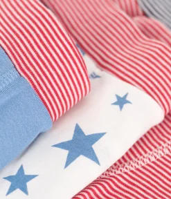 Petit Bateau Unterhosen, Boxershorts*3er-Set Kinder-Boxershorts aus Baumwolle, überzogener Bund und Stern-Motiv variante 1