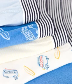 Petit Bateau Unterhosen, Boxershorts*5er-Set Kinder-Boxershorts aus Baumwolle mit Minibus-Motiv variante 1