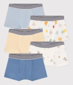 Petit Bateau Unterhosen, Boxershorts*5er-Set Kinder-Boxershorts aus Baumwolle mit Sternen variante 1
