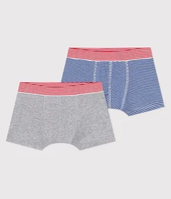Petit Bateau Unterhosen, Boxershorts*2er-Set Kinder-Boxershorts aus Baumwolle variante 1