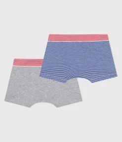 Petit Bateau Unterhosen, Boxershorts*2er-Set Kinder-Boxershorts aus Baumwolle variante 1