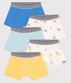 Petit Bateau Unterhosen, Boxershorts*5er-Set Kinder-Boxershorts aus bedruckter Baumwolle variante 1