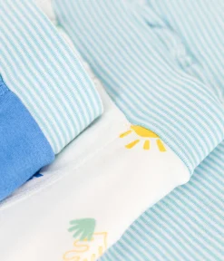 Petit Bateau Unterhosen, Boxershorts*3er-Set Kinder-Boxershorts aus Baumwolle mit überzogenem bedruckten Bund variante 1