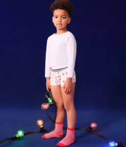 Petit Bateau Unterhosen, Boxershorts*3er-Set Kinder-Boxershorts aus Baumwolle mit Weihnachts-Motiven variante 1