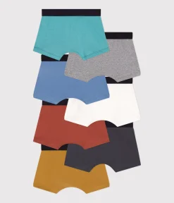 Petit Bateau Unterhosen, Boxershorts*7er-Set Kinder-Boxershorts aus einfarbiger Baumwolle variante 1