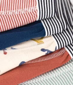 Petit Bateau Unterhosen, Boxershorts*5er-Set Kinder-Boxershorts mit Rollermotiv aus Baumwolle variante 1
