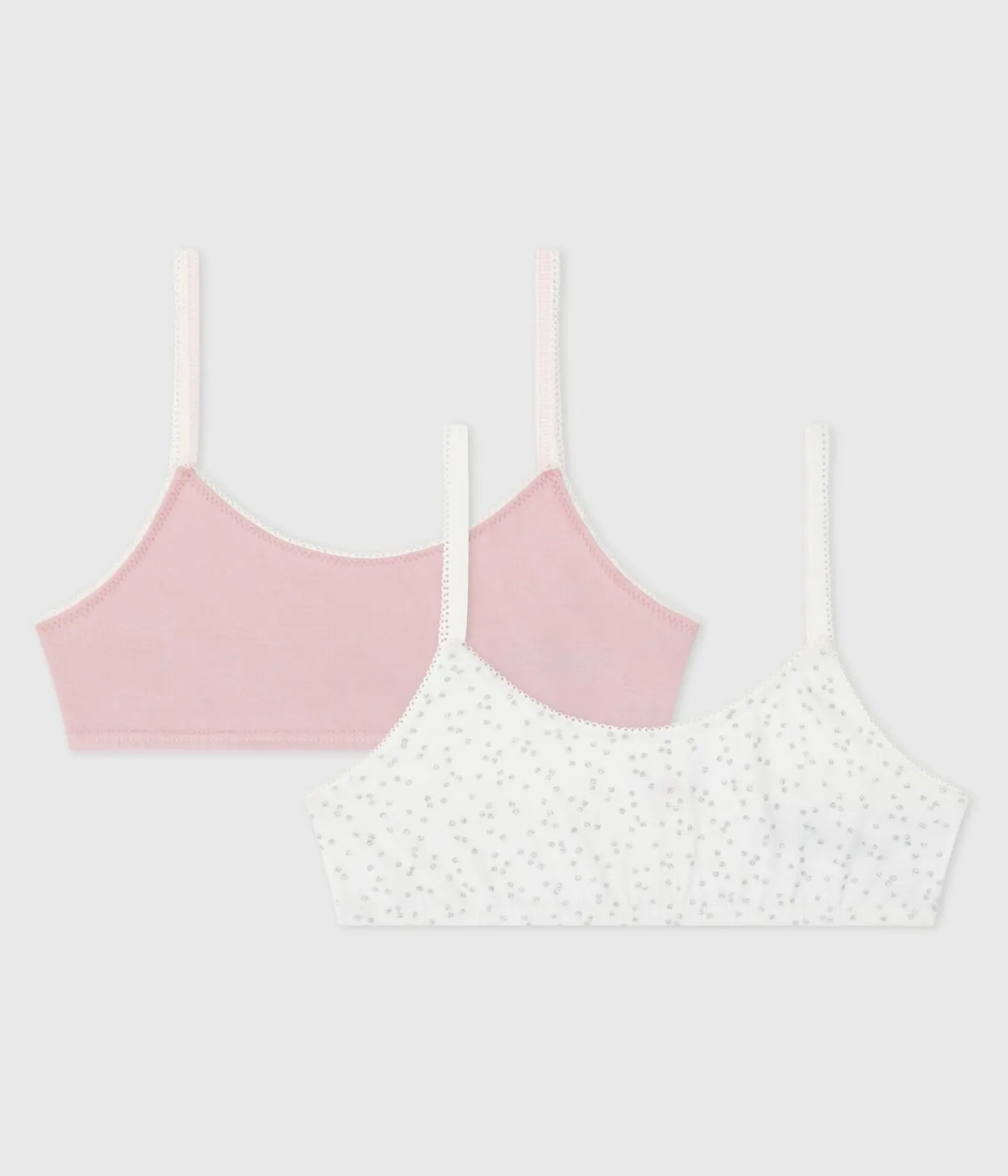 Petit Bateau Bustiers, Mädchen-Bhs*2er-Set Kinder-Bustiers aus Baumwolle und Elastan variante 2