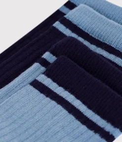 Petit Bateau Socken, Hausschuhe*2er-Set Kinder-Kniestrümpfe aus Baumwolle variante 1