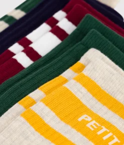 Petit Bateau Socken, Hausschuhe*5er-Set Kinder-Kniestrümpfe aus Baumwolle variante 1