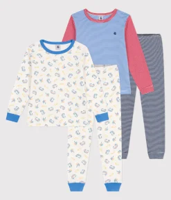Petit Bateau Schlafanzüge, Pyjamas*2er-Set Kinder-Pyjamas aus Baumwolle variante 1