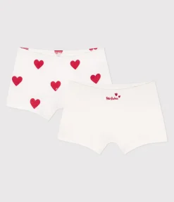 Petit Bateau Unterhosen, Shortys*2er-Set Kinder-Shortys aus Baumwolle mit Herzmotiv variante 1