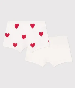 Petit Bateau Unterhosen, Shortys*2er-Set Kinder-Shortys aus Baumwolle mit Herzmotiv variante 1