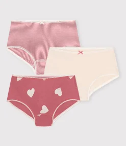 Petit Bateau Unterhosen, Shortys*3er-Set Kinder-Shortys aus Baumwolle mit Herzmotiv variante 1