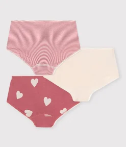 Petit Bateau Unterhosen, Shortys*3er-Set Kinder-Shortys aus Baumwolle mit Herzmotiv variante 1
