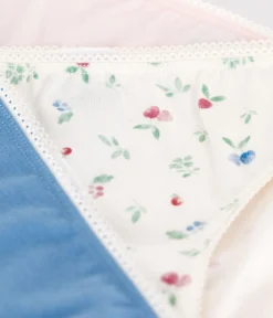 Petit Bateau Unterhosen, Shortys*3er-Set Kinder-Slips aus Baumwolle mit Elastan Frucht-Motiv variante 1