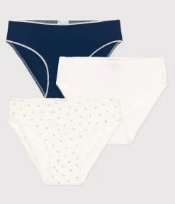 Petit Bateau Unterhosen, Shortys*3er-Set Kinder-Slips aus Baumwolle mit Elastan Herzmotiv variante 1
