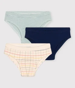 Petit Bateau Unterhosen, Boxershorts*3er-Set Kinder-Slips aus Baumwolle variante 1