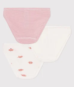 Petit Bateau Unterhosen, Shortys*3er-Set Kinder-Slips aus Baumwolle mit Krebs-Motiv variante 1
